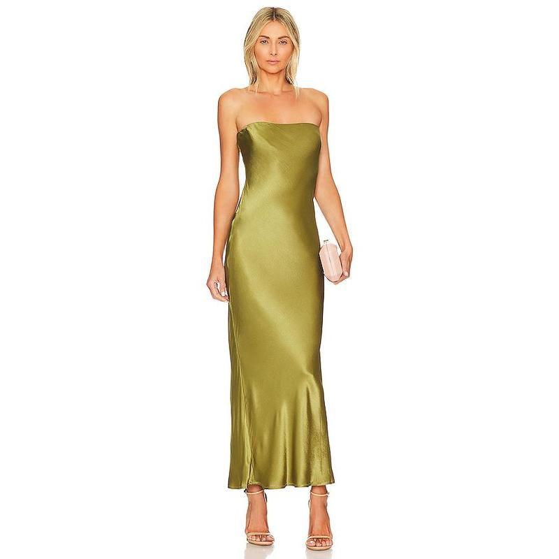 SNDYS X REVOLVE Angel Strapless Midi Dress in Blue